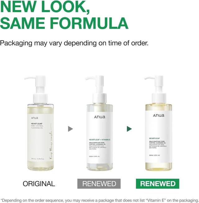 Thumbnail 1 de Anua Heartleaf Pore Control 200ml aceite limpiador facial