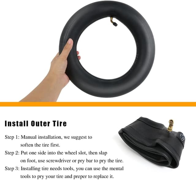 Detalle 2 de Ainiv Schlauch 10 Zoll 2er Set für Kinderfahrzeuge