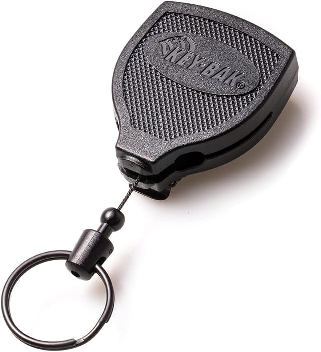 Detalle de KEY-BAK SUPER48 Plus HD 0S48-8474 : porte-clés rétractable ambidextre avec cordon de 121,9 cm