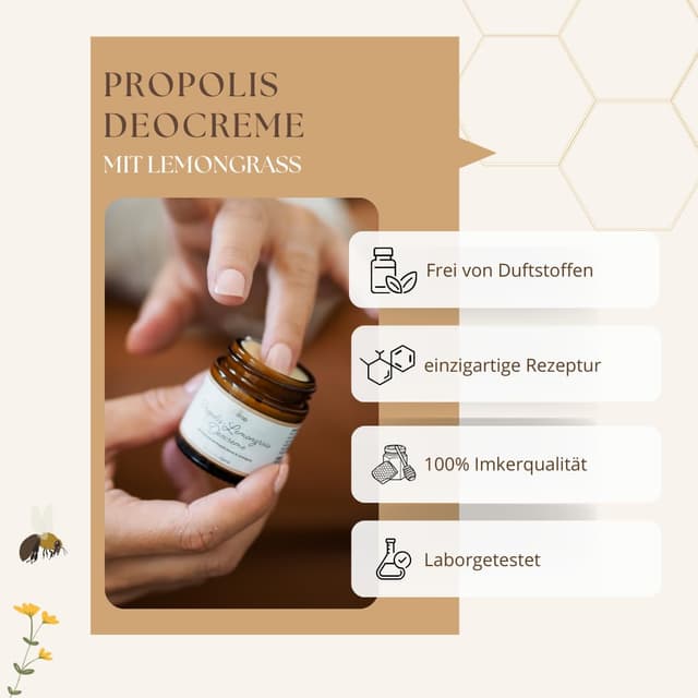 Thumbnail 3 de bedrop Propolis Deo Creme Lemongrass 30ml