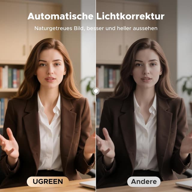 Detalle de UGREEN UHD Webcam 4K 70° FOV