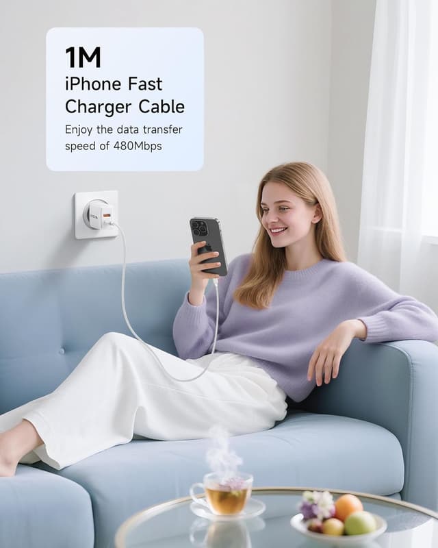 Thumbnail 6 de RAVIAD iPhone Ladekabel 20W 2er-Set