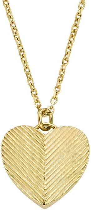 Imagen de Fossil Edelstahlcollier mit Herzanhänger en OfertitasTOP