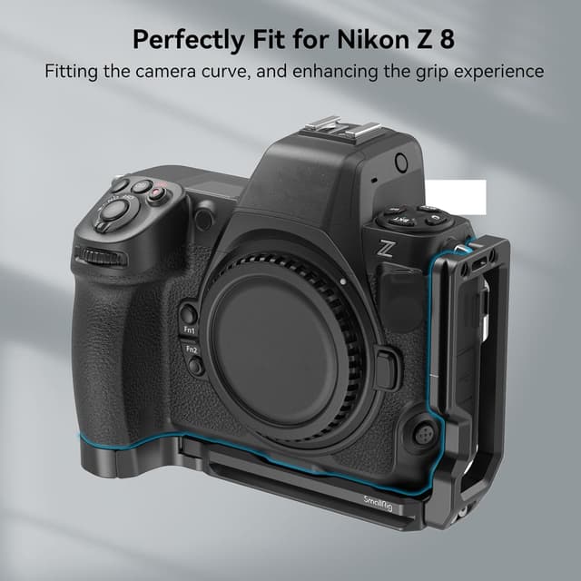 Detalle de SmallRig Z8 L-Bracket für Nikon Z 8 (3942) – Schnellwechsel für Arca, Wechsel horizontal/vertikal