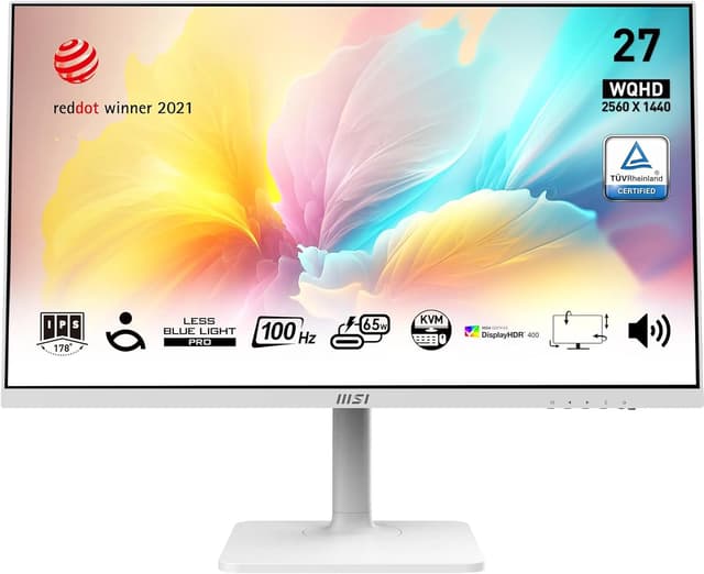 Detalle de MSI Modern MD272QXPW 27 Inch WQHD Monitor