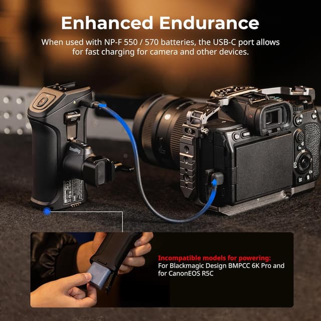 Thumbnail 1 de SMALLRIG 5235 Poignée latérale rotative pour caméra