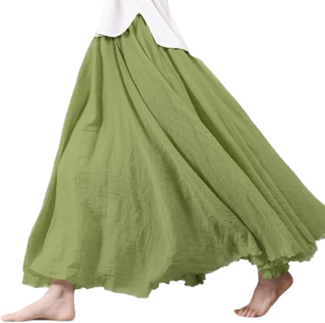 Thumbnail 6 de Leinen Maxirock für Damen, 95 cm Länge