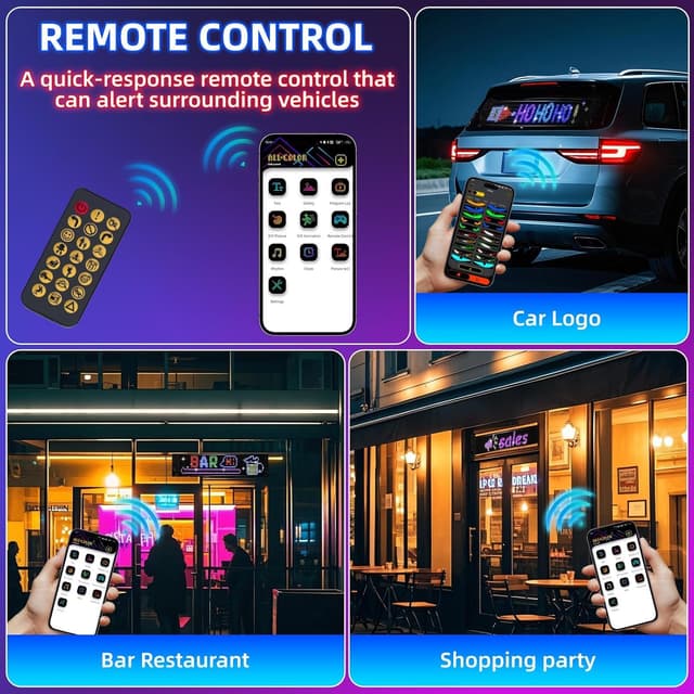 Detalle de Keyzone 6.81 x 2.75 LED matrix sign