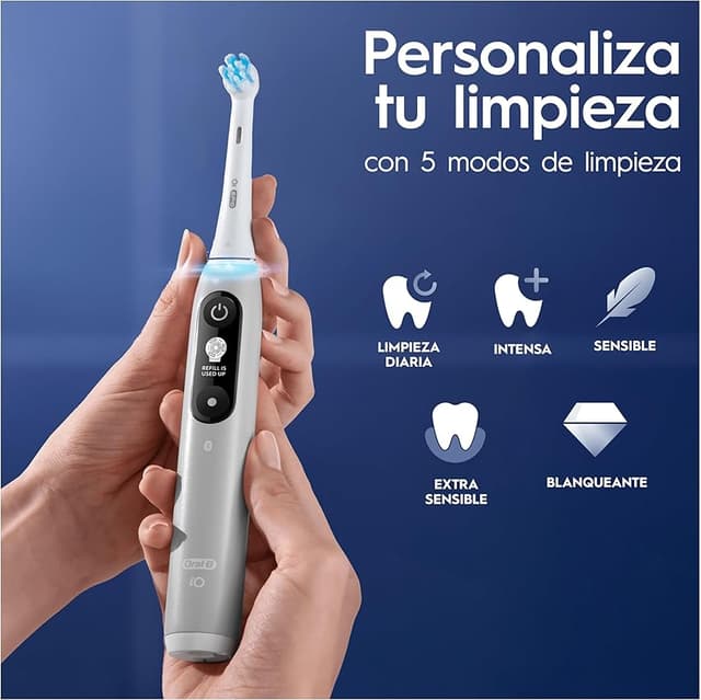 Thumbnail 5 de Oral-B iO 6 Cepillo Eléctrico Gris🦷 con 3 cabezales y estuche