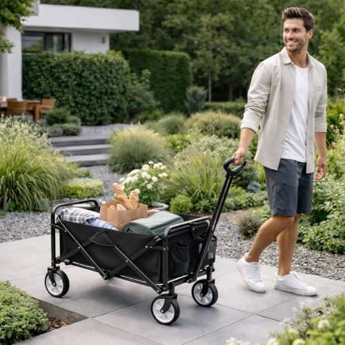 Detalle 2 de T-LOVENDO.ES Carro de Mano Plegable con Ruedas