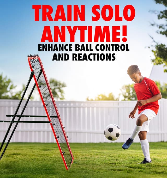 Thumbnail 6 de TGU Soccer Rebounder Rebound Net (Kick-Back) — Quick-Fold Football Training Net for Kids & All Ages