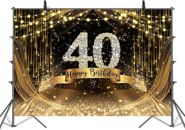 Thumbnail 1 de APROPHIC 40. Geburtstagbanner 210x150cm 🎉