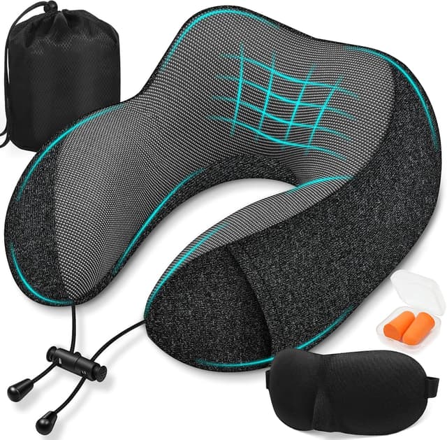 Detalle de SOMLAW Nackenkissen Reisekissen 100% Memory Foam