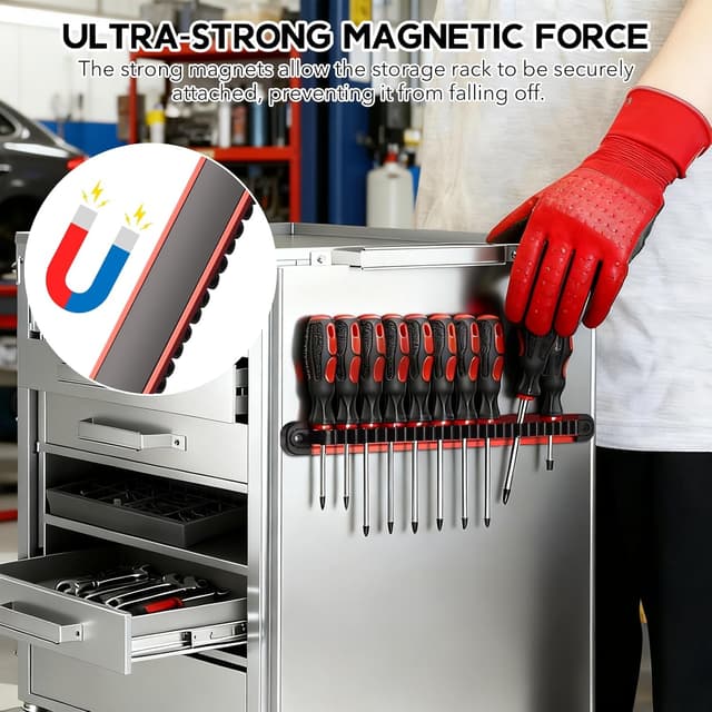 Detalle 2 de Ezzylife Magnetic Tool Holder 3‑pack