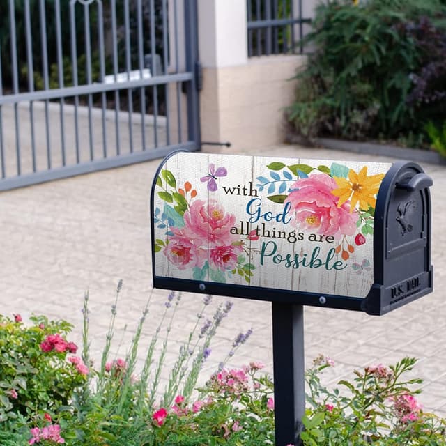 Thumbnail 4 de FBCOO Hello Sunshine Mailbox Cover 20.5" 📮