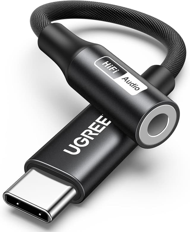 Detalle de UGREEN USB C to 3.5mm Adapter 32bit/384kHz