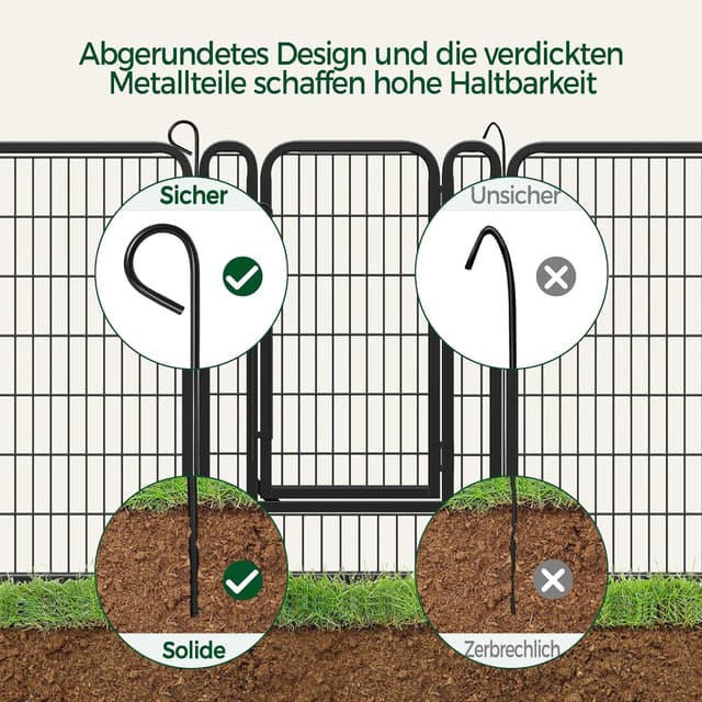 Thumbnail 1 de Yaheetech Welpenauslauf 100cm hoch