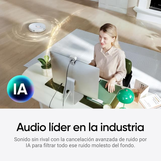 Detalle de Insta360 Link 2C Webcam 4K 🌨️ Control por Gestos, HDR, IA