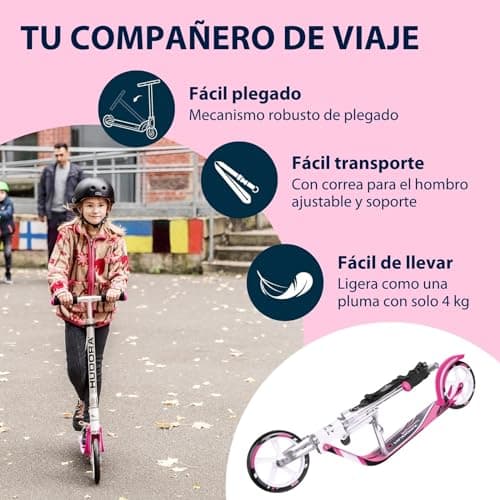Thumbnail 4 de HUDORA Scooter BigWheel 205 patinete plegable, hasta 100 kg 🛴