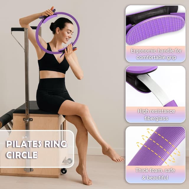Detalle 2 de PALECLOUDS Pilates Starter Kit 12 inch ring
