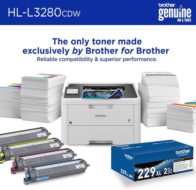 Thumbnail 3 de Brother HLL3280CDW Wireless Color Laser Printer
