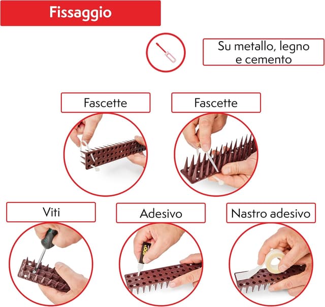 Thumbnail 3 de PATTLER Dissuasori per Piccioni 43 cm Marrone