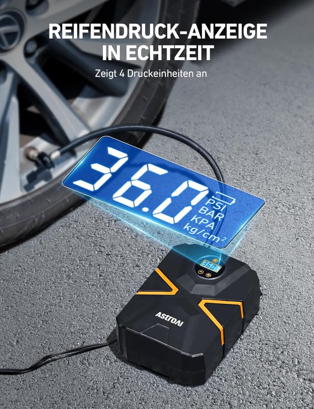 Detalle 2 de AstroAI Luftkompressor 10,3 bar