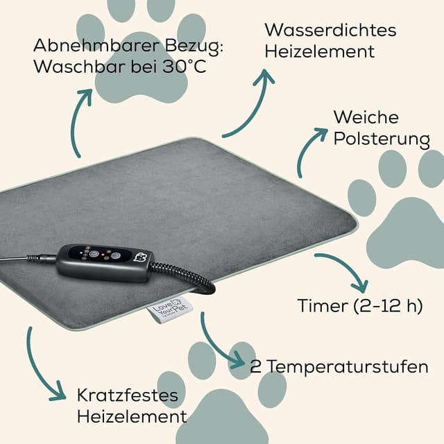 Thumbnail 5 de Beurer Love Your Pet Heizmatte S 41 x 34 cm 🐾