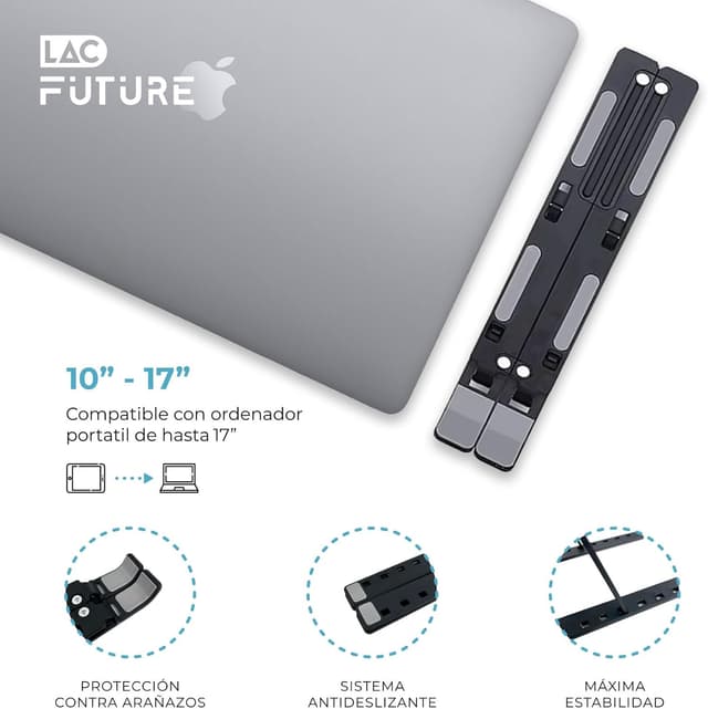Thumbnail 2 de LAC FUTURE Soporte Portátil 10‑15,6” 10 ángulos
