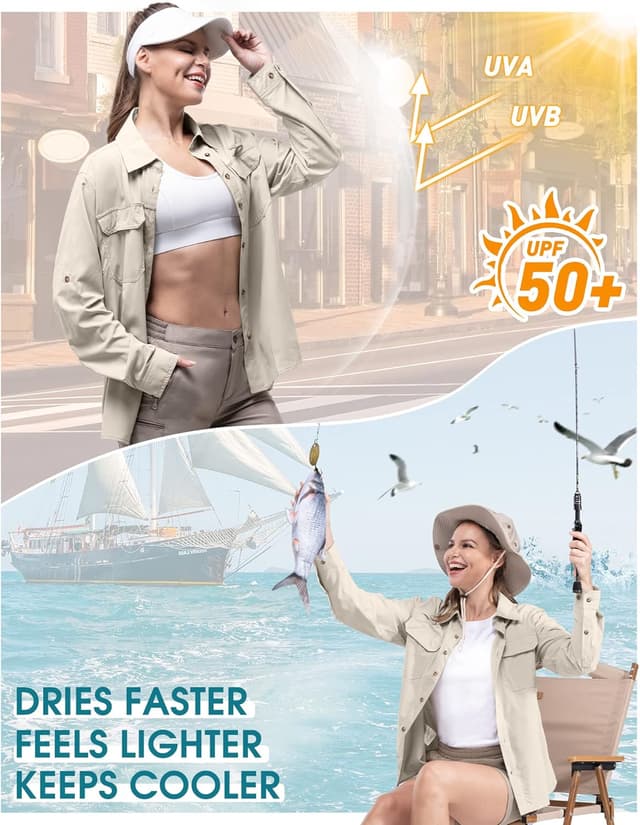 Detalle de 33,000ft Damen UPF50+ Outdoorhemd