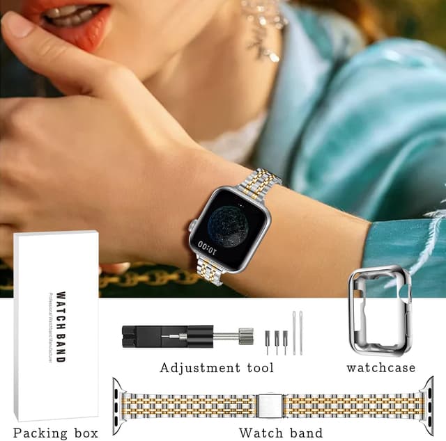 Thumbnail 5 de QUNDAXI Slim Watch Band 14mm