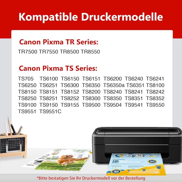 Detalle 2 de Aurotec PGI-580 / CLI-581 XXL Multipack (15 Patronen) kompatibel für Canon Pixma TR / TS