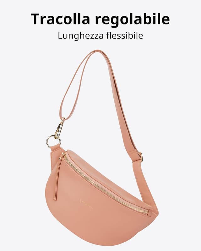 Detalle de Expatrié Alice Small marsupio donna rosa