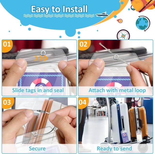 Thumbnail 6 de Kofferanhänger Kreuzfahrt 18x8,9 cm