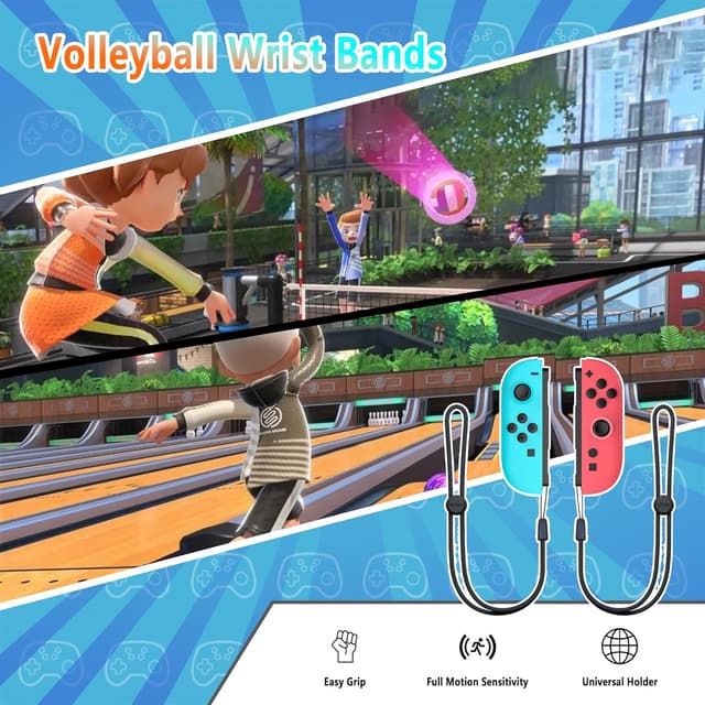 Detalle 2 de AOKUMA Tempered Glass Screen Protector & 15-in-1 Accessories Kit for Nintendo Switch 2 Sports (2 Pack)