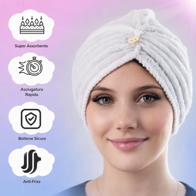 Detalle de Asciugamani in microfibra ultra assorbente unisex (morbidi e leggeri) per bagno, palestra e viaggio