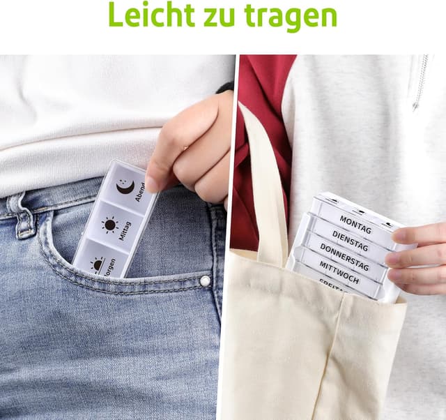 Thumbnail 6 de Tablettenbox für 7 Tage mit 3 Fächern