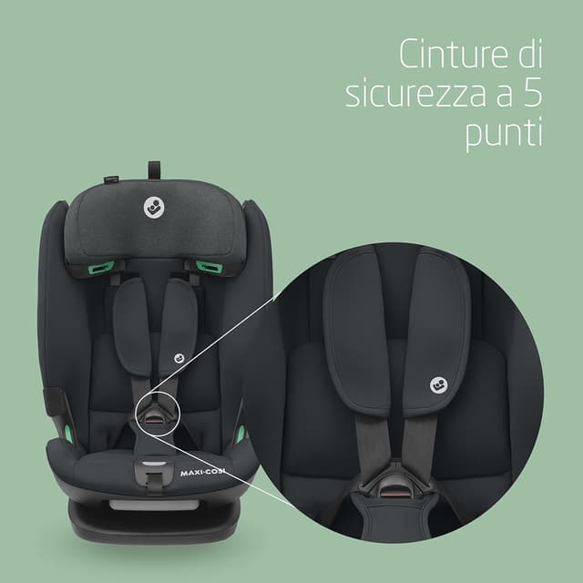 Thumbnail 6 de Maxi-Cosi Titan Plus i-Size seggiolino auto ISOFIX 76–150 cm (15 mesi–12 anni) Authentic Graphite