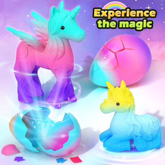 Thumbnail 6 de Unicorn Hatching Rainbow Eggs 6 Pack
