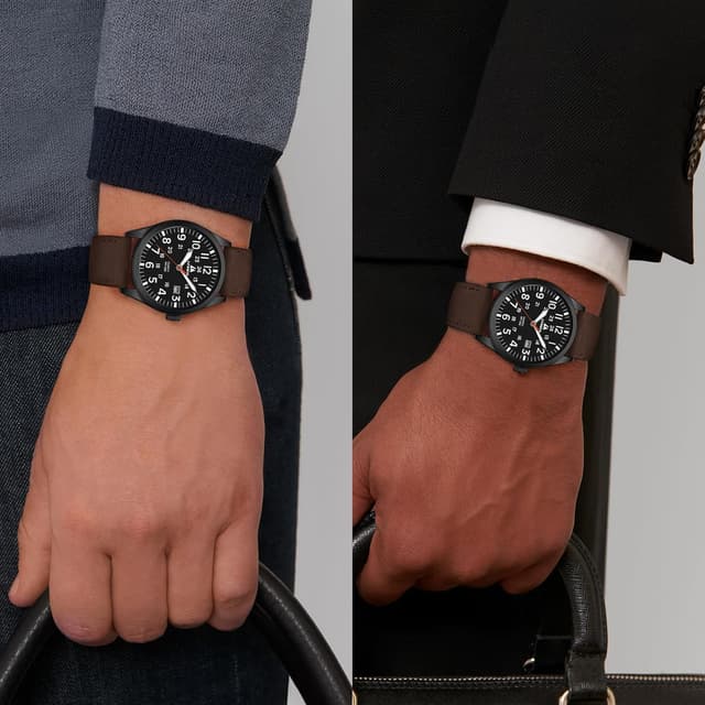 Detalle 1 de LN LENQIN Herren Militäruhr 42 mm