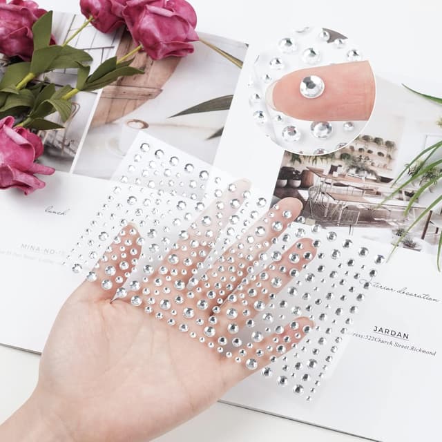 Thumbnail 4 de Vicloon Piedras brillantes autoadhesivas 2600 unidades