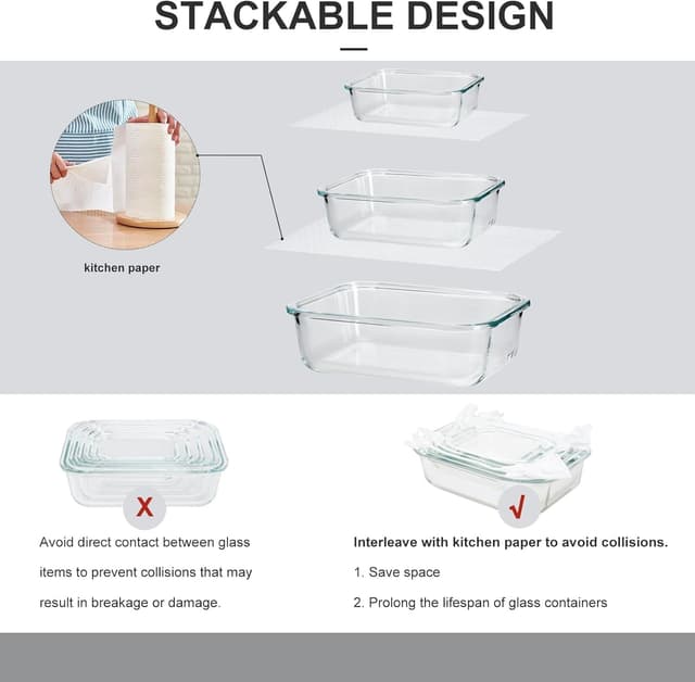 Thumbnail 4 de GENICOOK 18-Piece Glass Food Storage Set