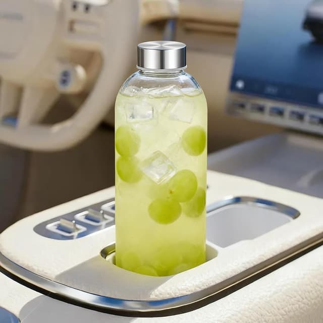 Thumbnail 4 de Bayseun 1000ML Glass Water Bottle 3 Pack