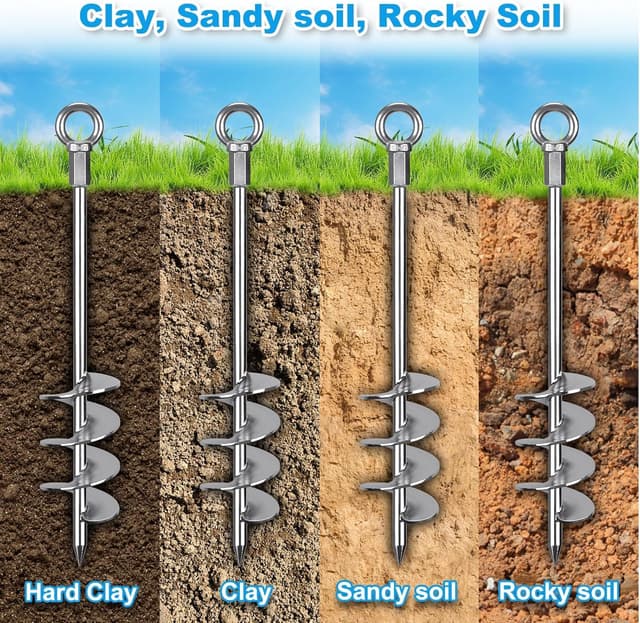 Detalle 1 de BeneLabel Zeltheringe Erdanker 47 cm