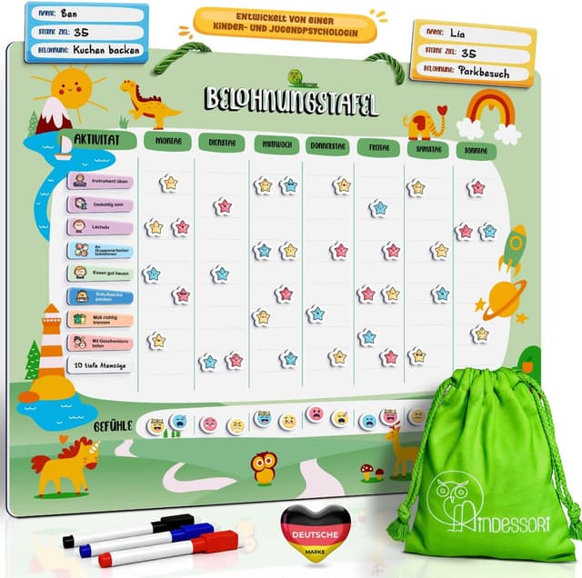 Detalle de Mindessori Belohnungstafel für Kinder