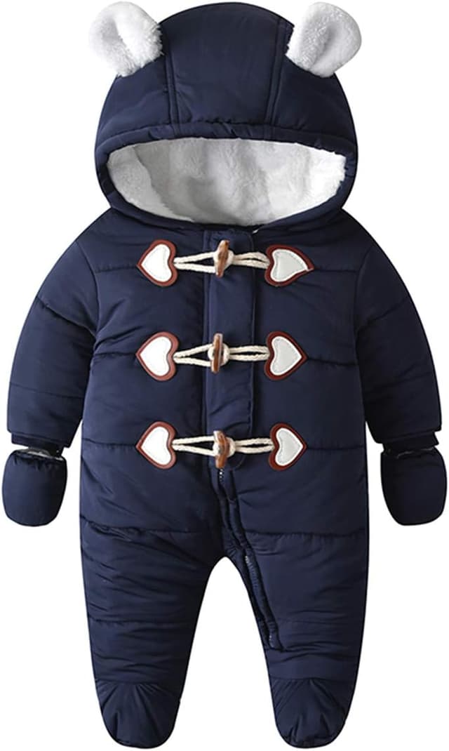 Detalle de Warm snow suit for babies 3-24 months