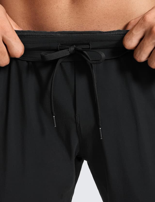Detalle 1 de CRZ YOGA Pantaloni sportivi da corsa leggeri da uomo Nero (XL)