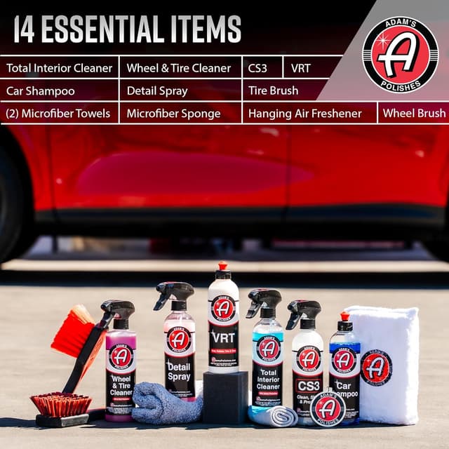 Thumbnail 1 de Adam's Polishes Essential Car Wash Kit (14-Item)