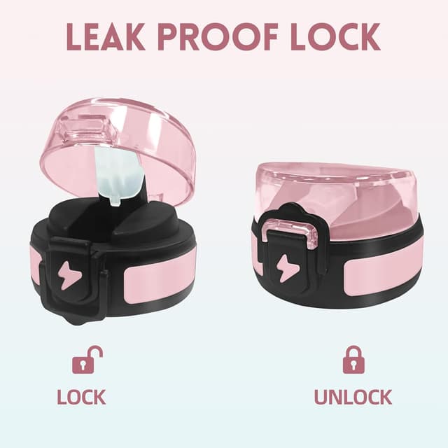 Detalle de Motswedi Borraccia bambini 500 ml con cannuccia