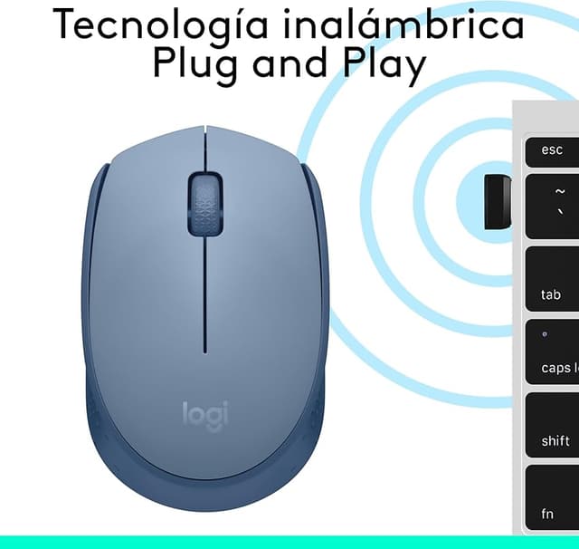 Thumbnail 6 de Logitech M171 ratón inalámbrico con batería 12 meses, gris
